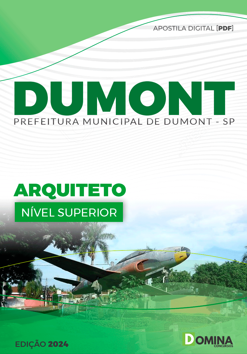 Apostila Pref Dumont SP 2024 Arquiteto