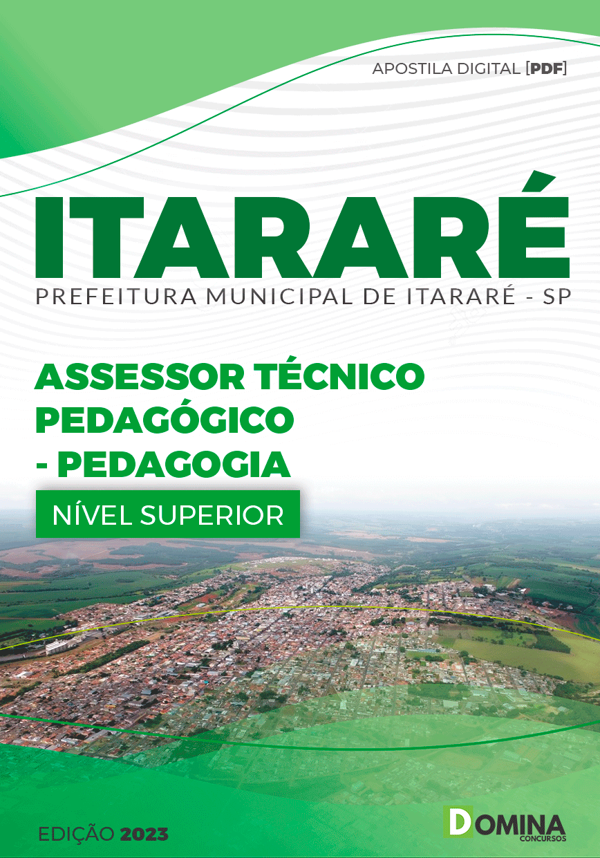 Apostila Pref Itararé SP 2024 Assessor Pedagógico Pedagogia