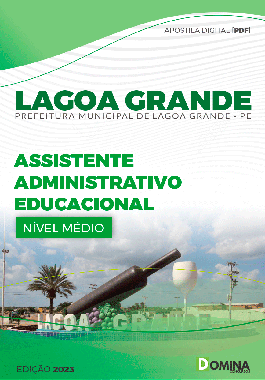 Apostila Pref Lagoa Grande PE 2024 Auxiliar Administrativo Educacional