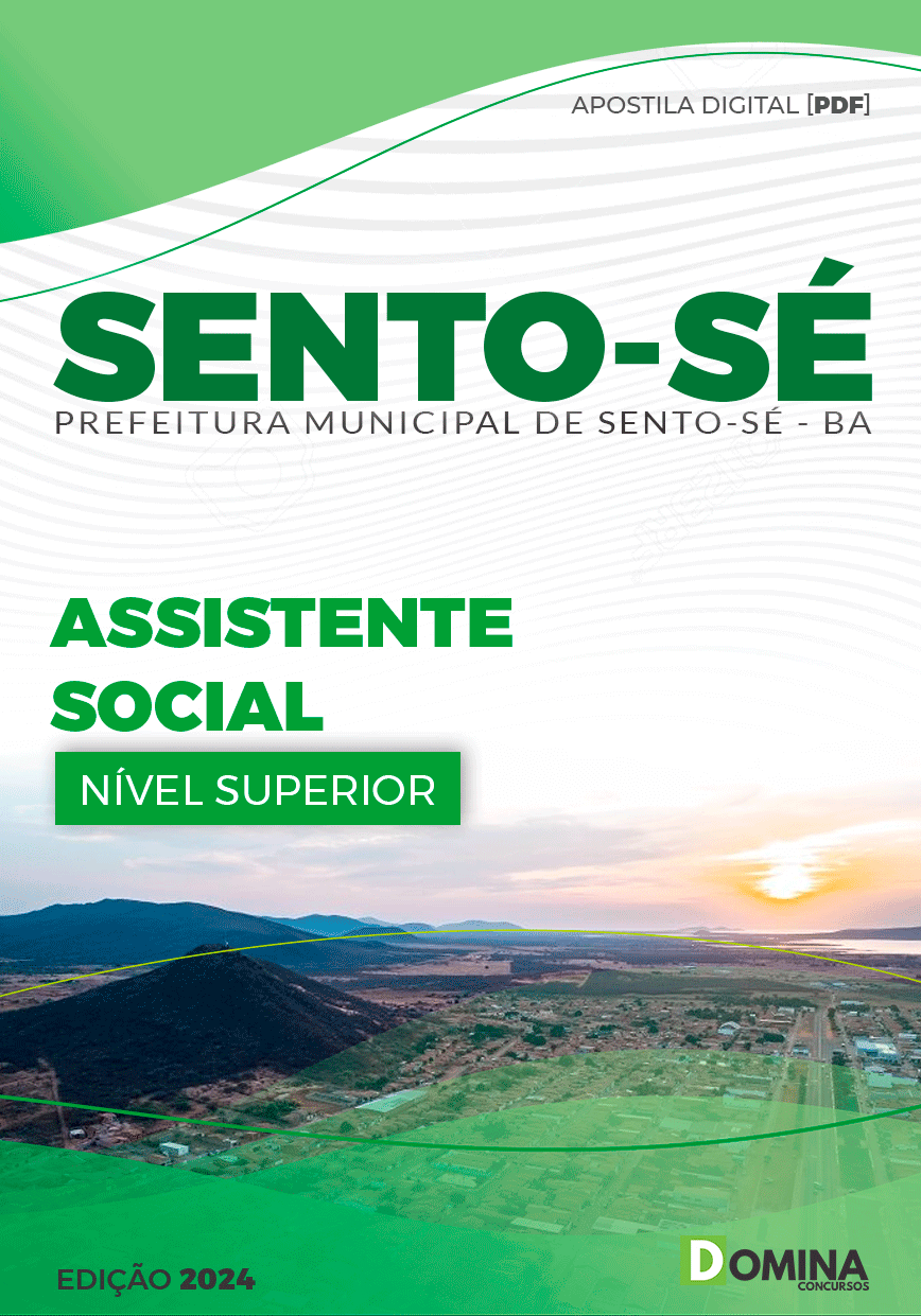 Apostila Pref Sento-Sé BA 2024 Assistente Social