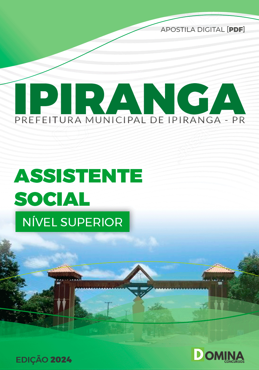 Apostila Pref Ipiranga PR 2024 Assistente Social