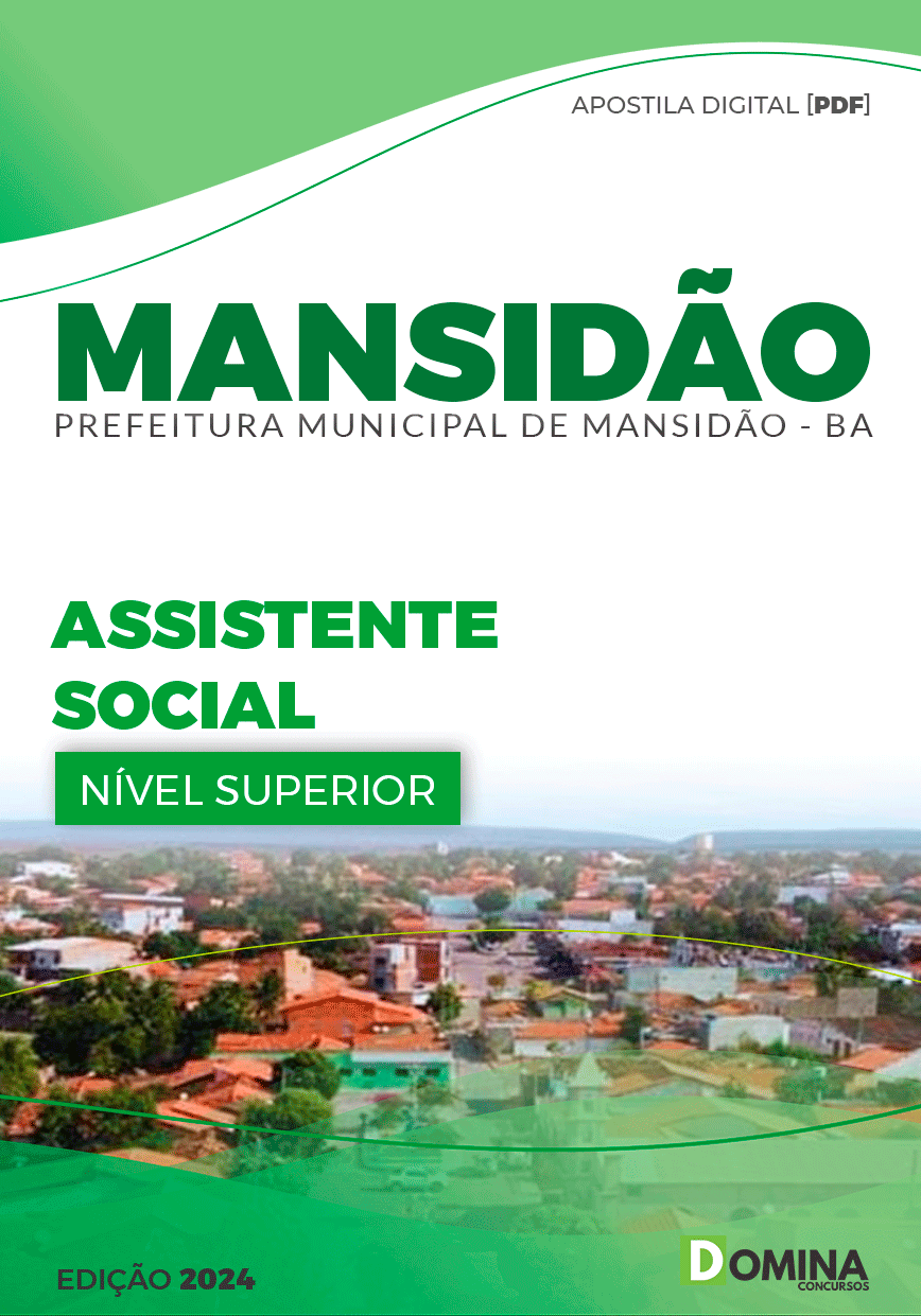 Apostila Pref Mansidão BA 2024 Assistente Social