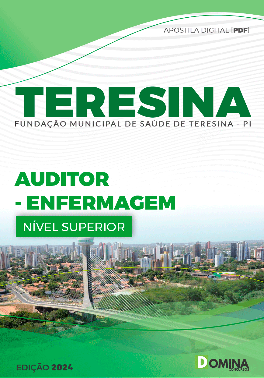 Apostila FMS Teresina PI 2024 Auditor Enfermagem