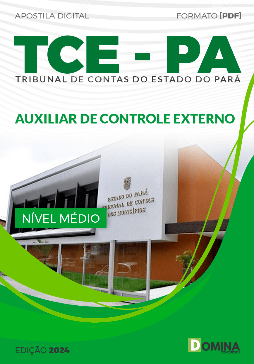 Apostila TCE PA 2024 Auxiliar de Controle Externo