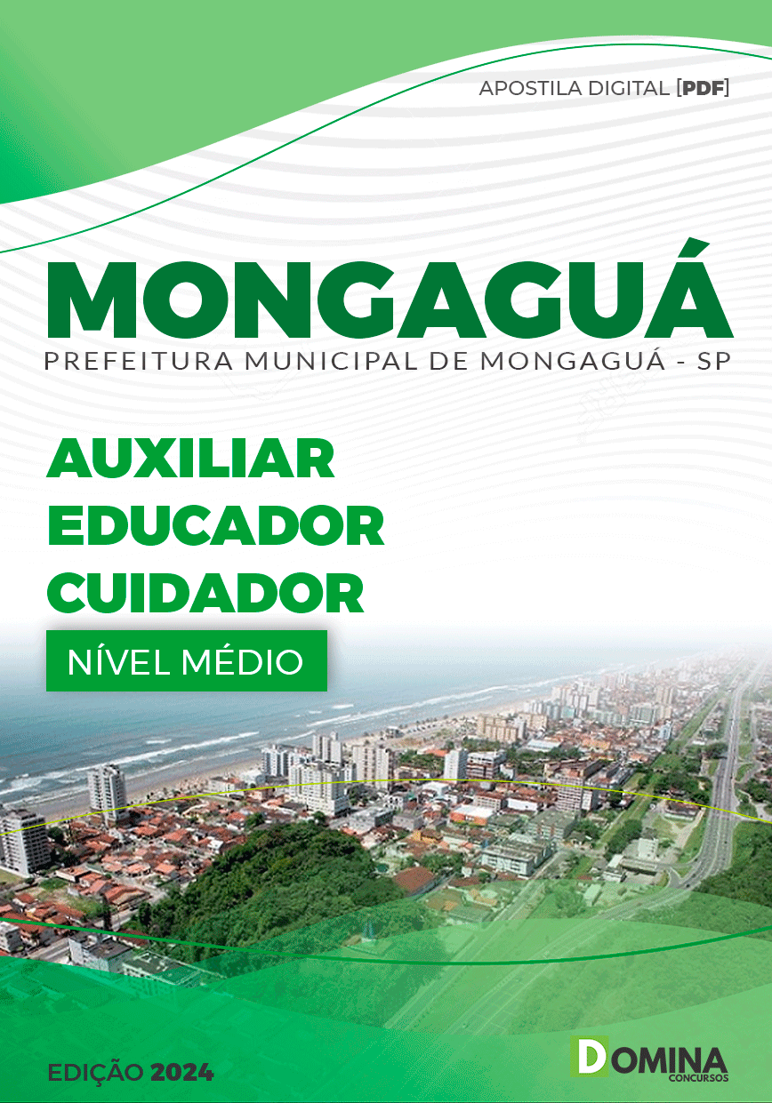 Apostila Pref Mongaguá SP 2024 Auxiliar Educador
