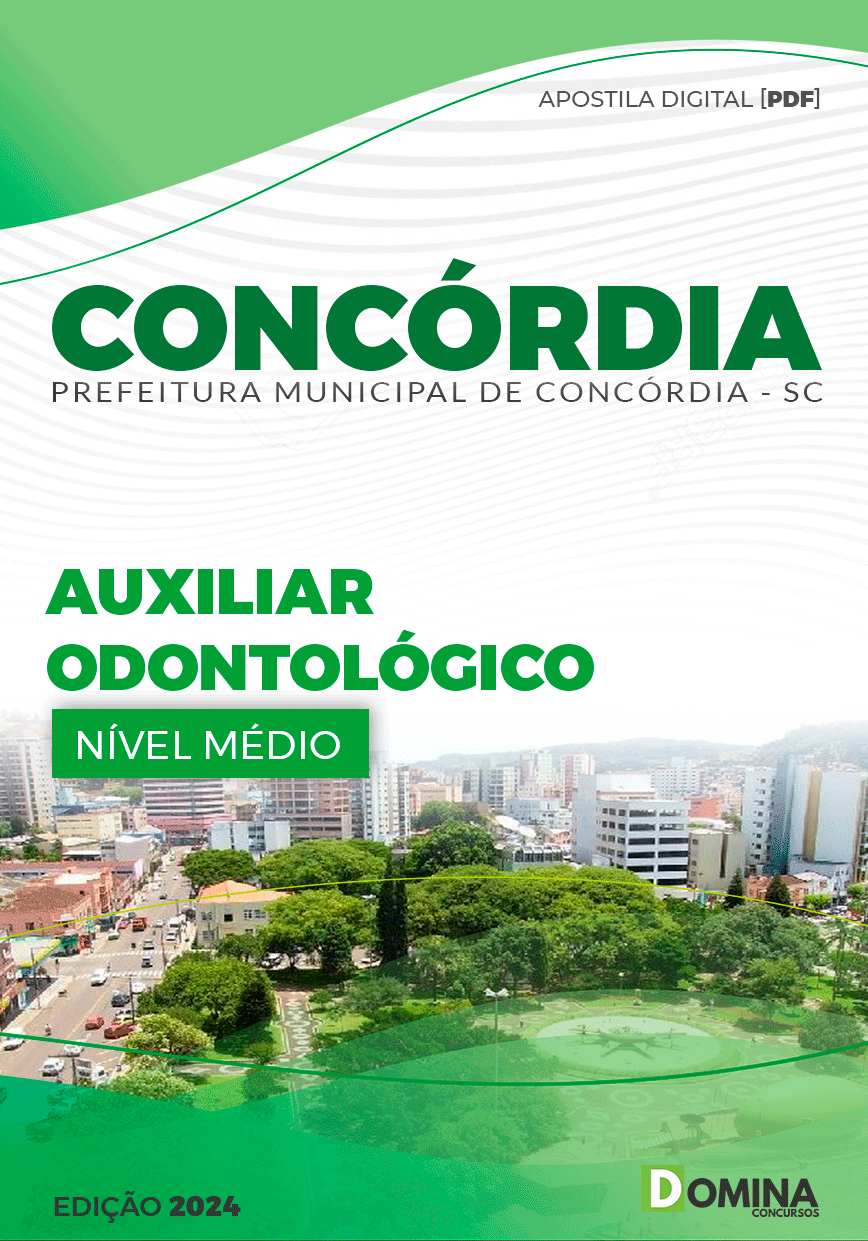 Apostila Prefeitura Concórdia SC 2024 Auxiliar Odontológico