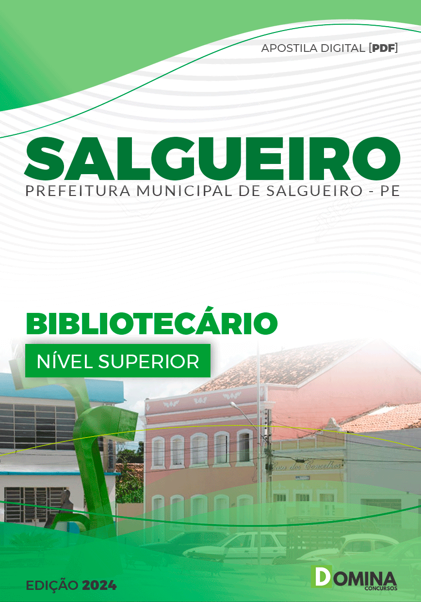 Apostila Prefeitura Salgueiro PE 2024 Bibliotecário