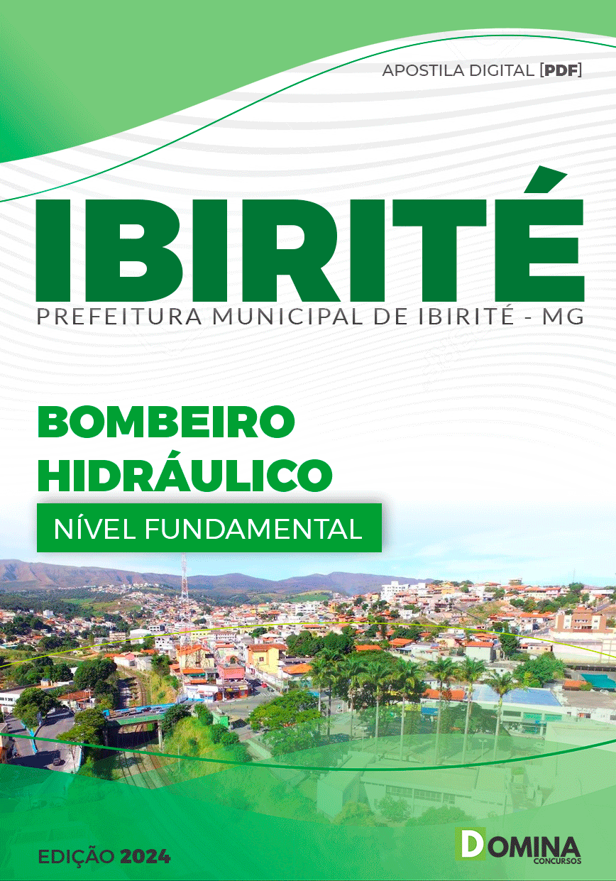Apostila Pref Ibirité MG 2024 Bombeiro Hidráulico
