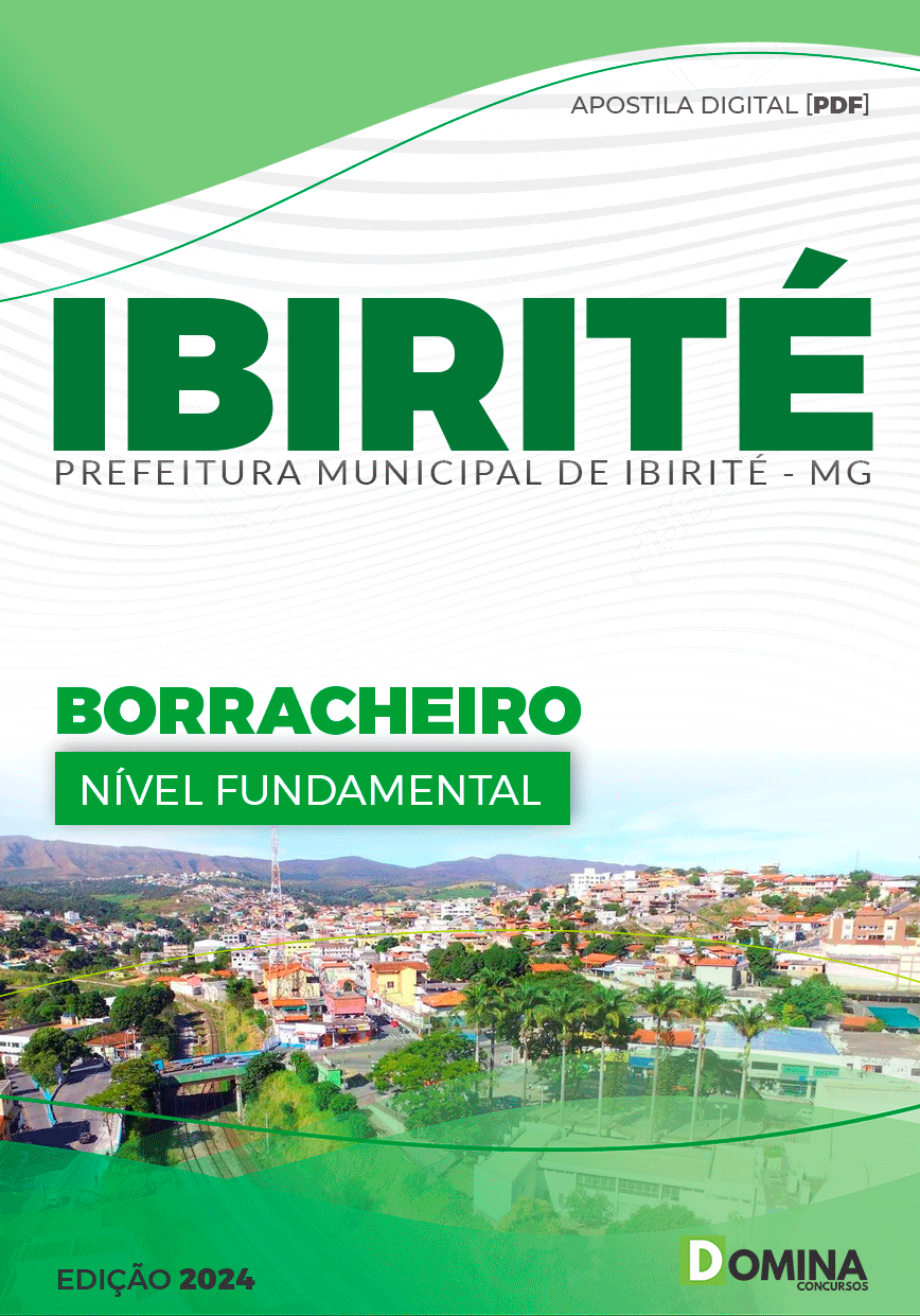 Apostila Pref Ibirité MG 2024 Borracheiro