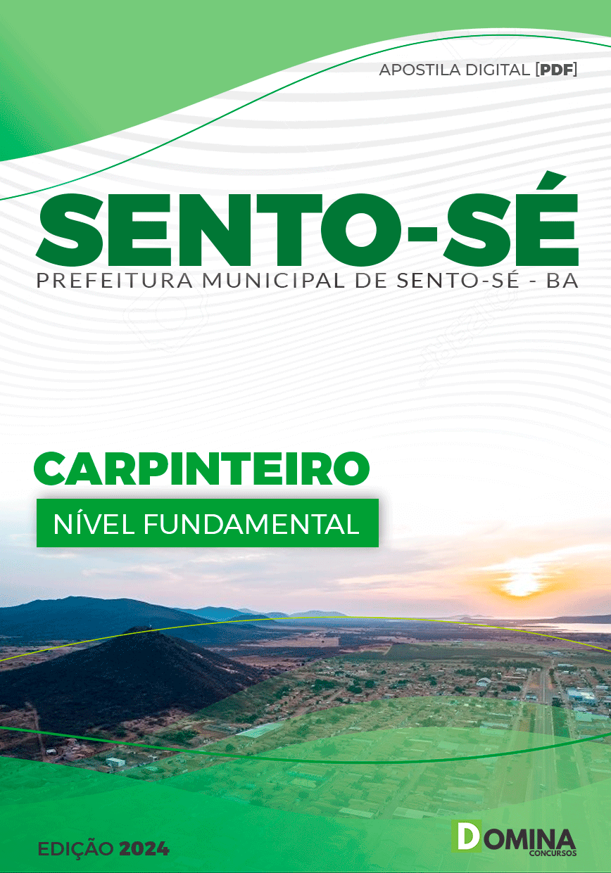 Apostila Pref Sento-Sé BA 2024 Carpinteiro