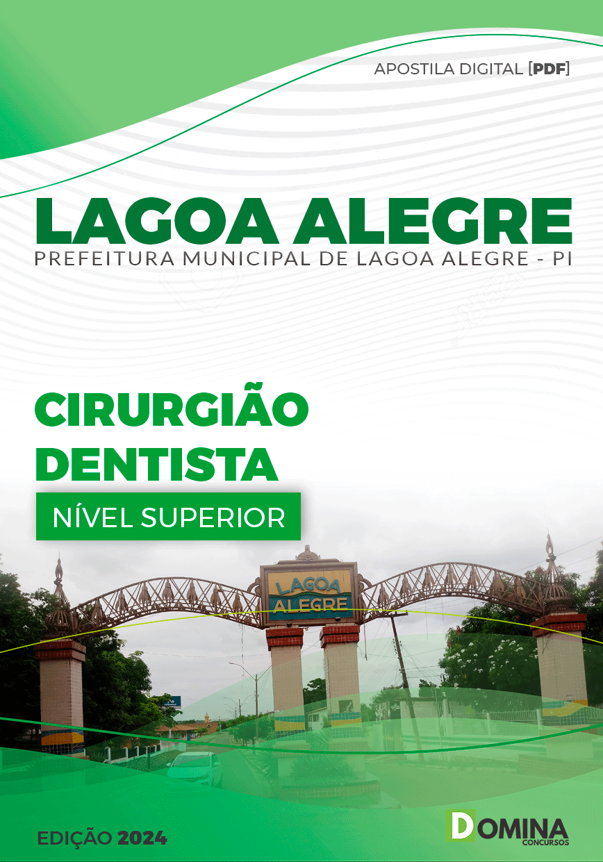 Apostila Prefeitura Lagoa Alegre PI 2024 Cirurgião Dentista