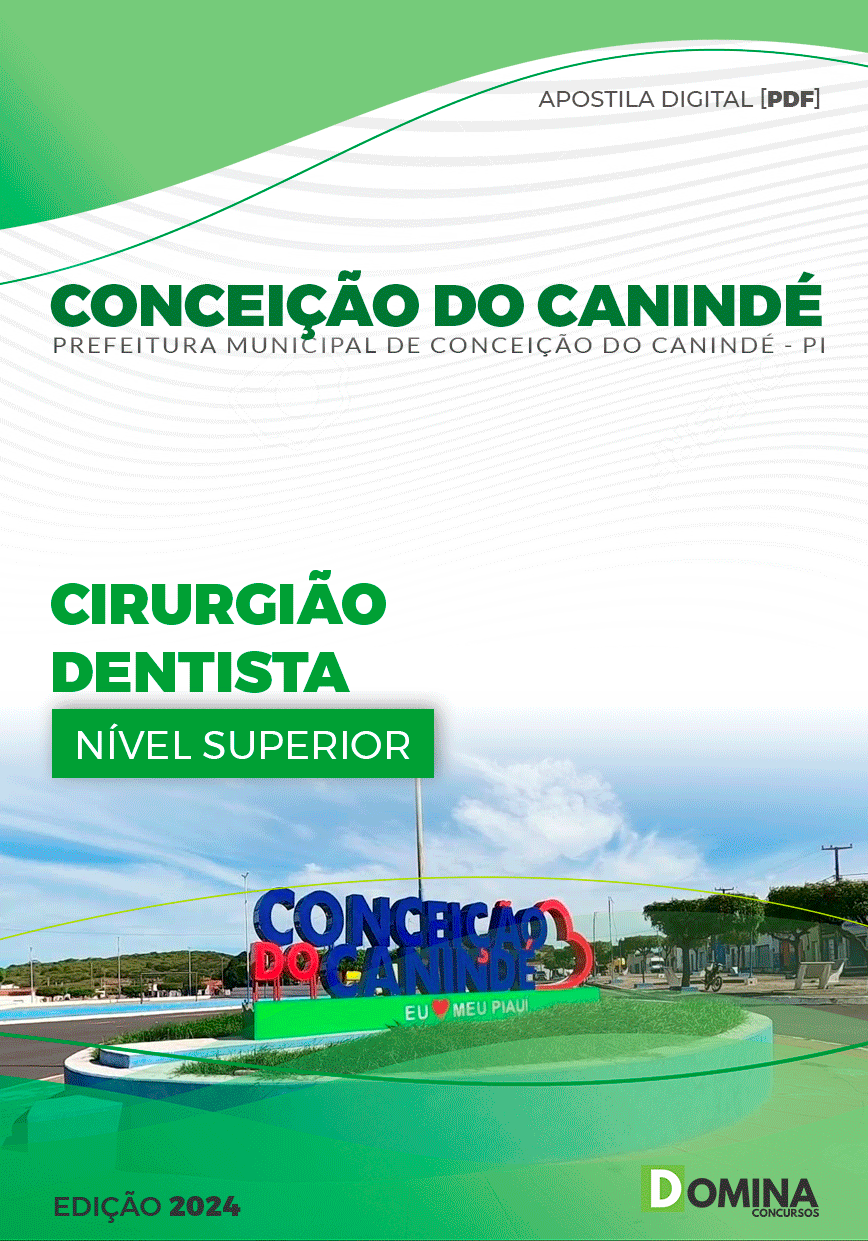 Apostila Pref Conceição do Canindé PI 2024 Cirurgião Dentista