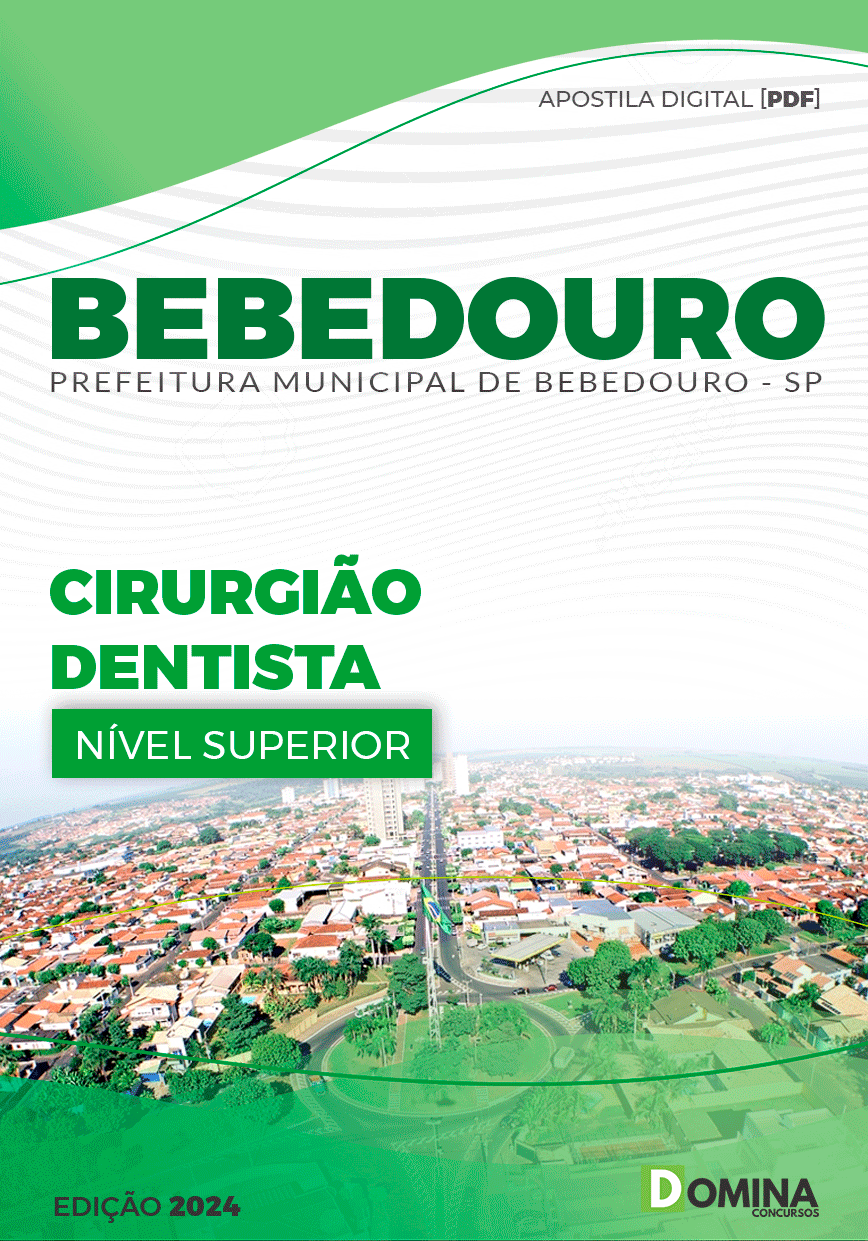 Apostila Pref Bebedouro SP 2024 Cirurgião Dentista
