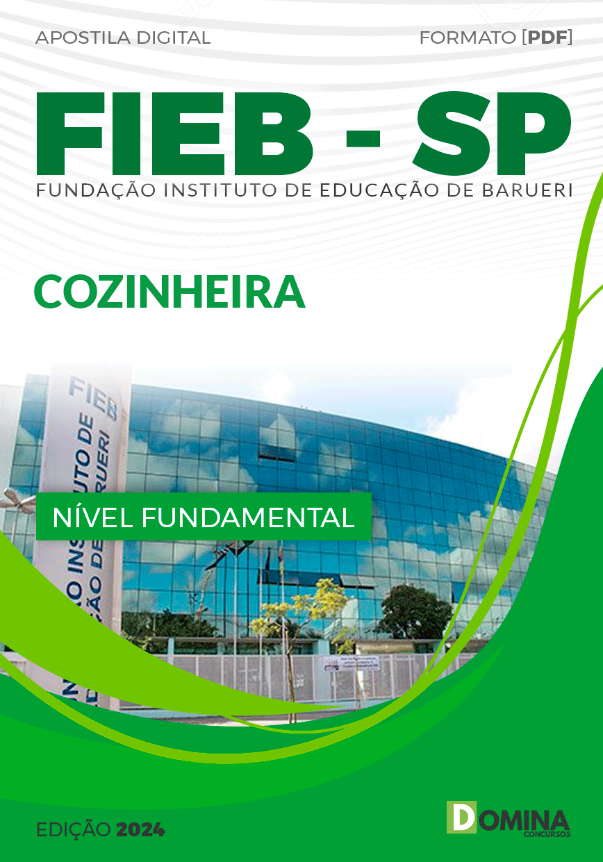 Apostila FIEB Barueri SP 2024 Cozinheira