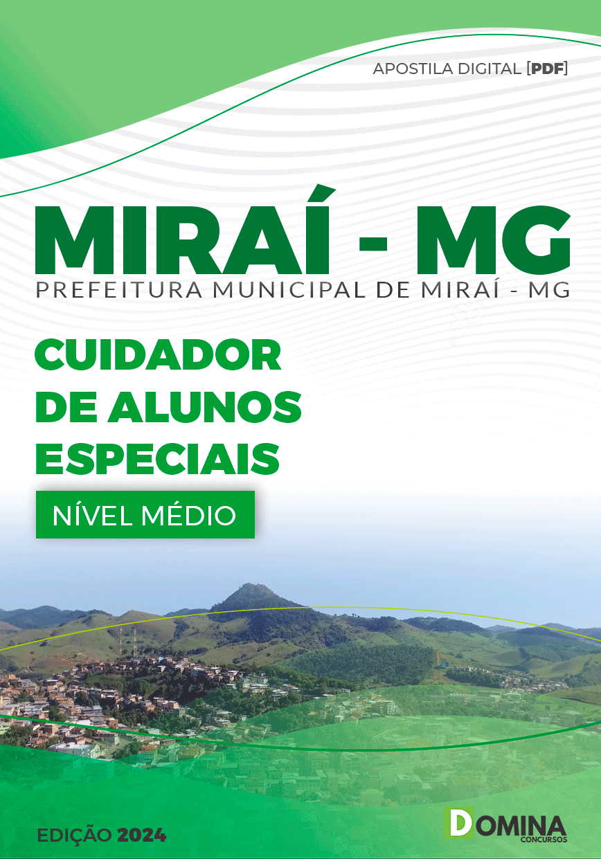 Apostila Pref Miraí MG 2024 Cuidador Alunos Especiais