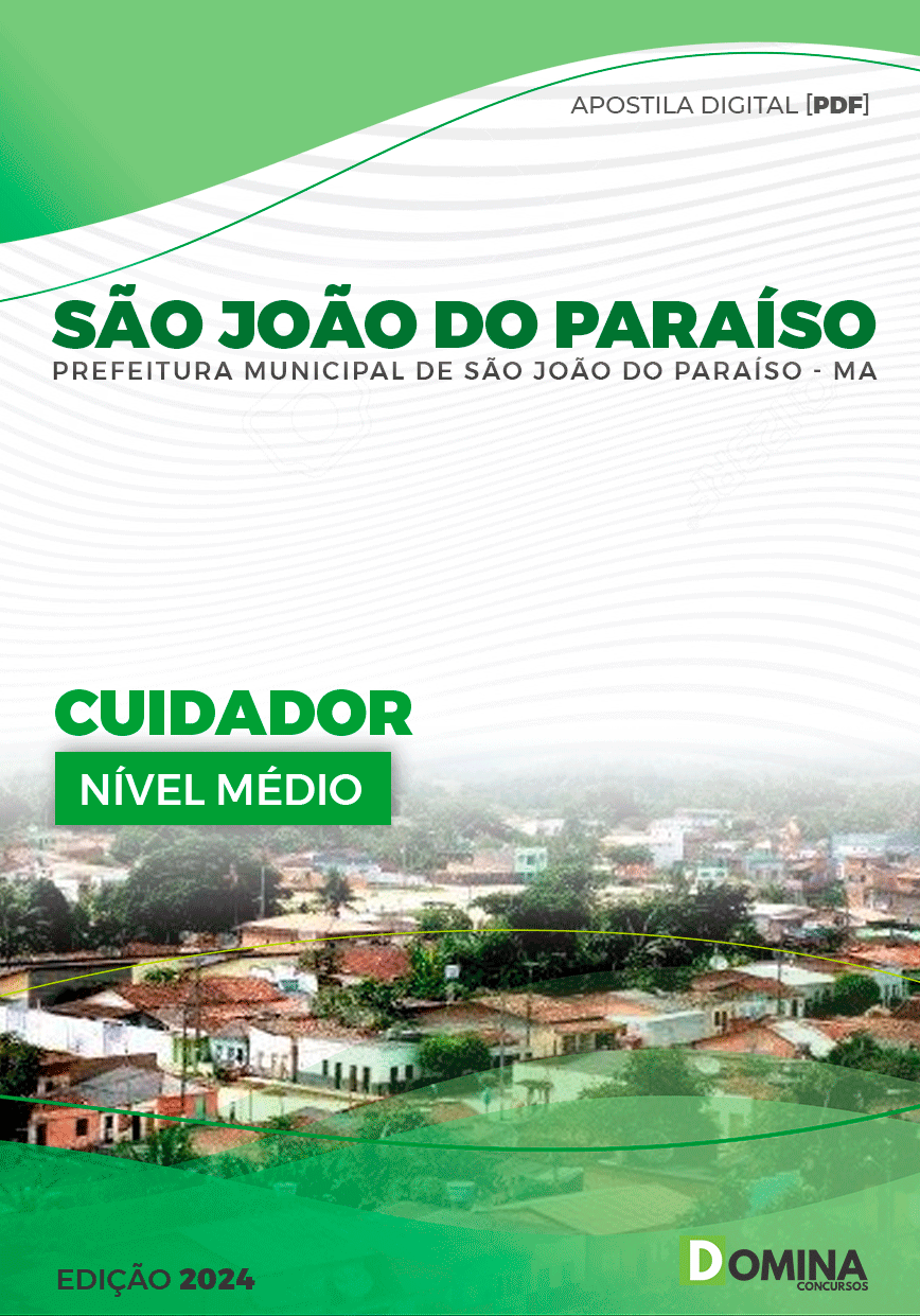 Apostila Pref São João do Paraíso MA 2024 Cuidador