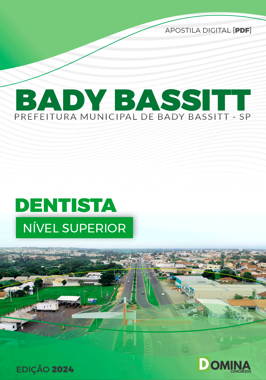 Apostila Pref Bady Bassitt SP 2024 Dentista