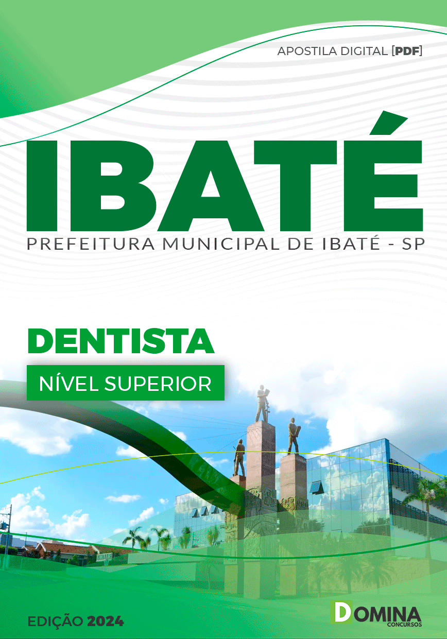 Apostila Pref Ibaté SP 2024 Dentista