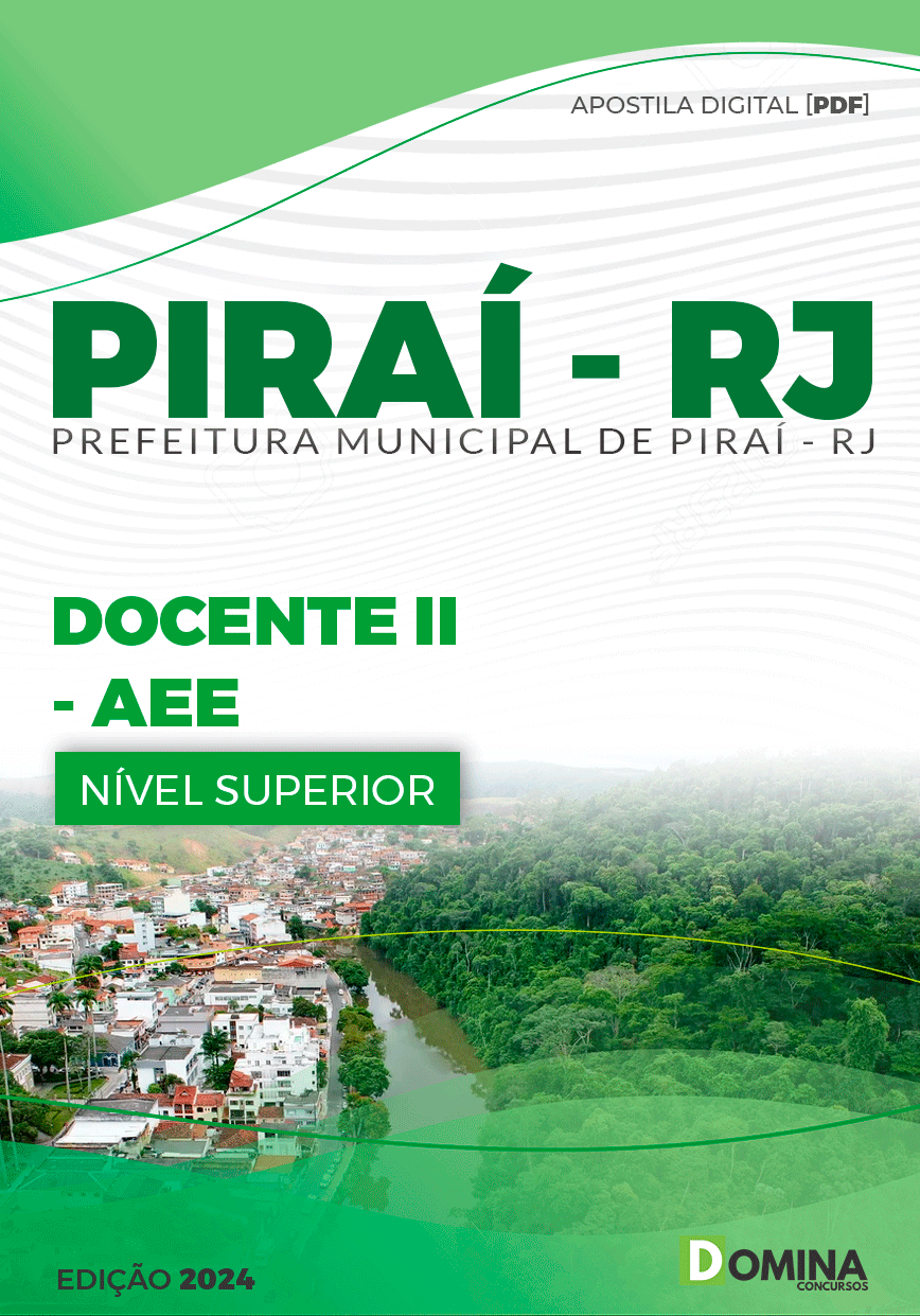 Apostila Pref Piraí RJ 2024 Docente II AEE