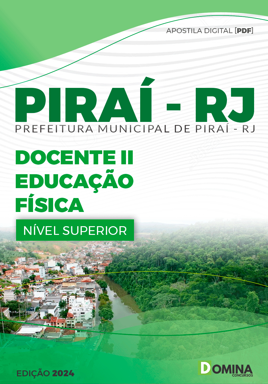 Apostila Pref Piraí RJ 2024 Docente II Educação Física