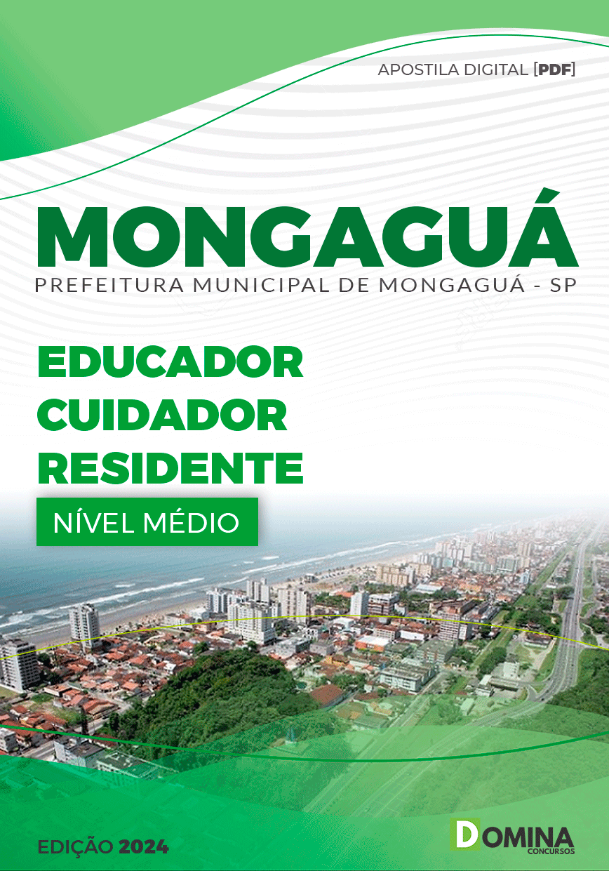 Apostila Pref Mongaguá SP 2024 Educador Cuidador Residente
