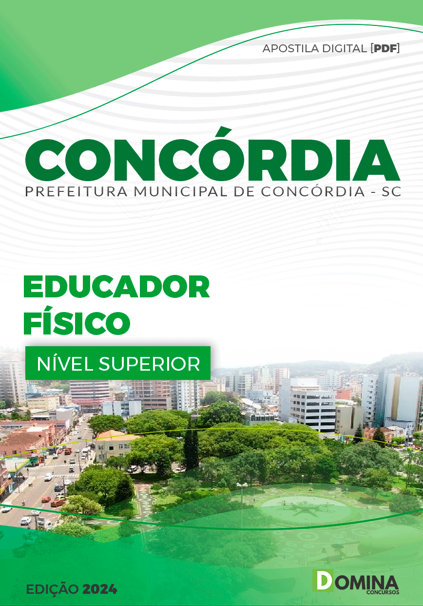 Apostila Prefeitura Concórdia SC 2024 Educador Físico