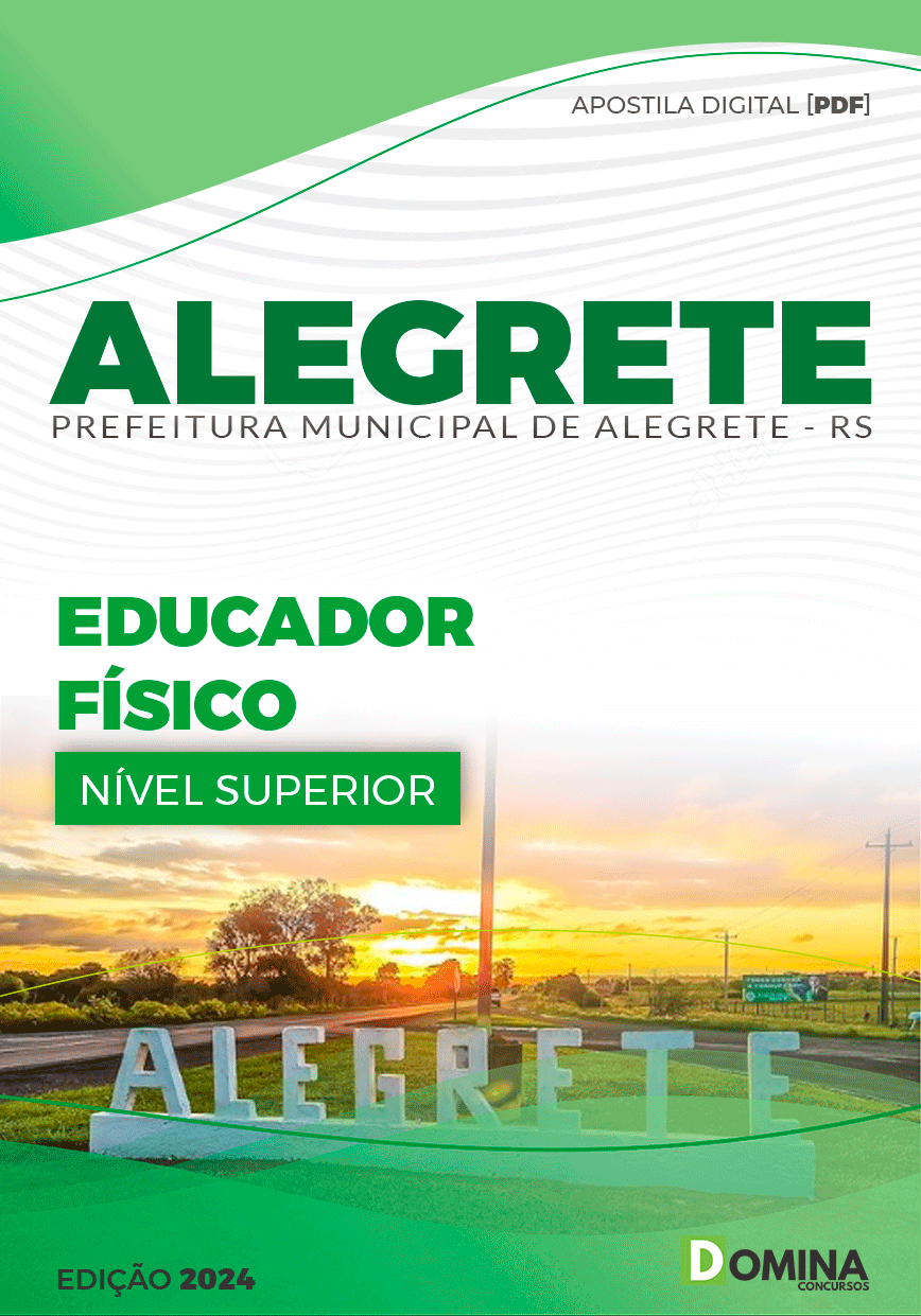 Apostila Prefeitura Alegrete RS 2024 Educador Físico