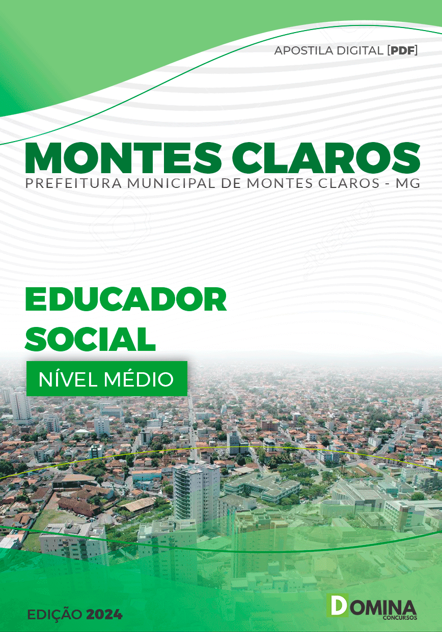 Apostila Prefeitura Montes Claros MG 2024 Educador Social
