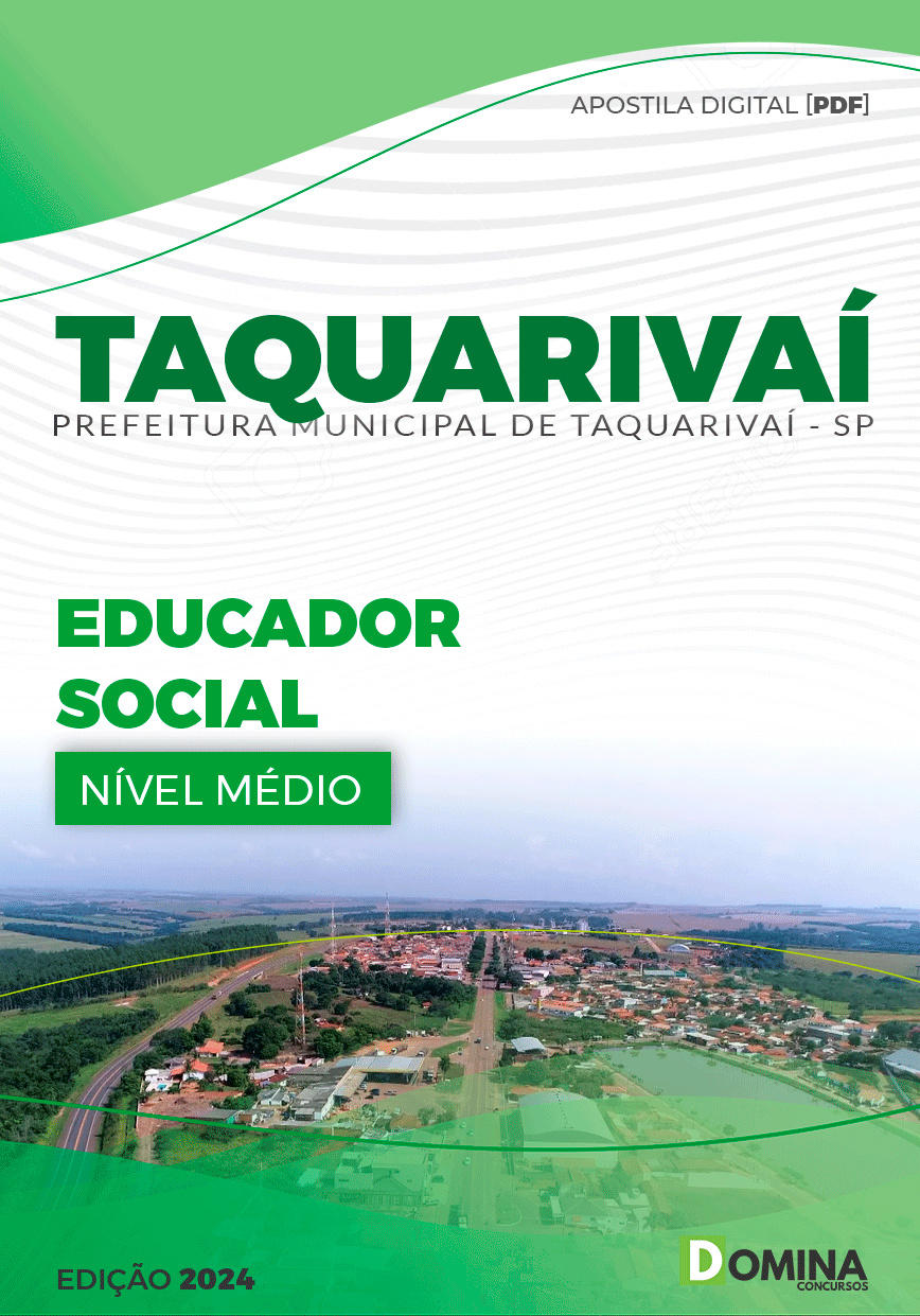 Apostila Prefeitura Taquarivaí SP 2024 Educador Social