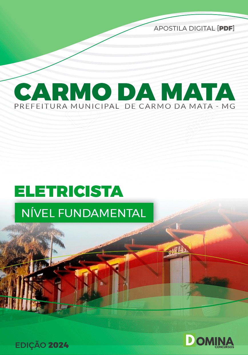 Apostila Prefeitura Carmo Mata MG 2024 Eletricista