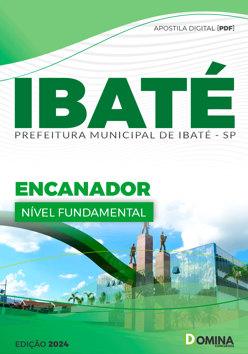 Apostila Pref Ibaté SP 2024 Encanador