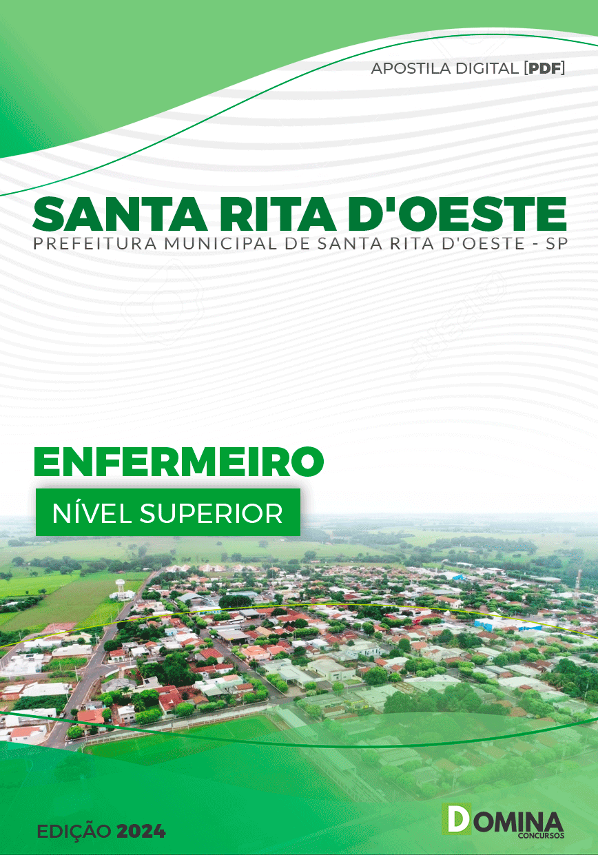 Apostila Pref Santa Rita D'Oeste SP 2024 Enfermeiro