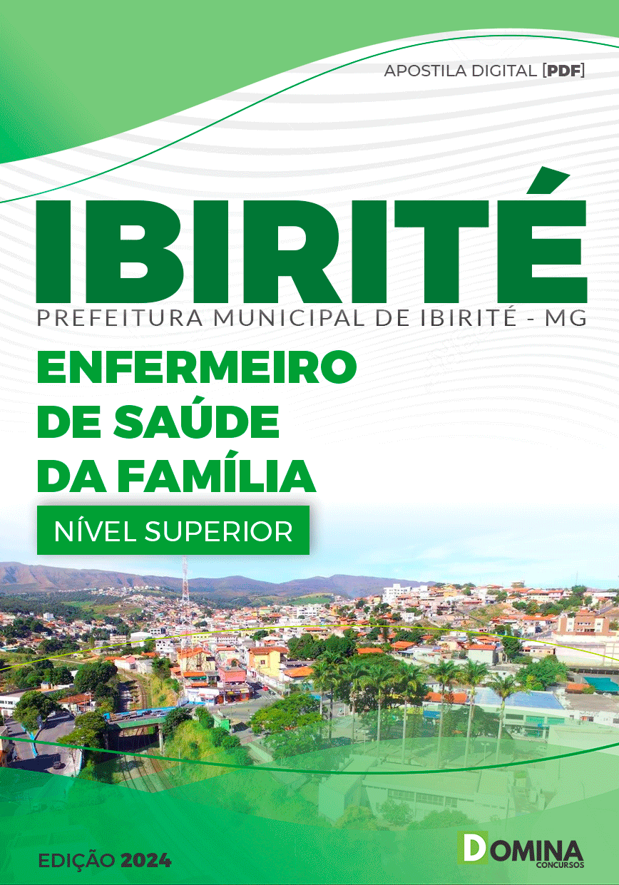 Apostila Pref Ibirité MG 2024 Enfermeiro Saúde Da Família