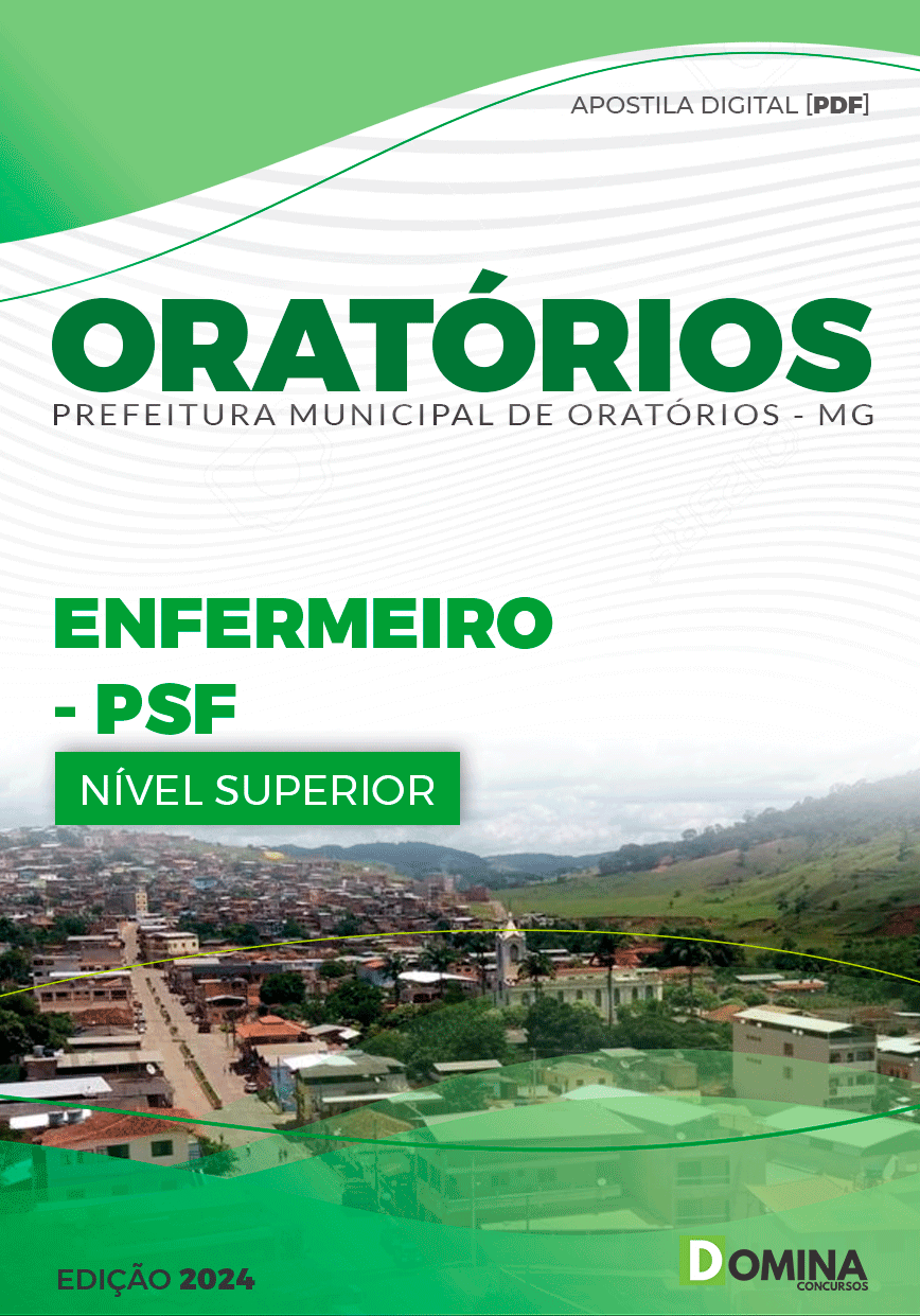 Apostila Pref Oratórios MG 2024 Enfermeiro PSF