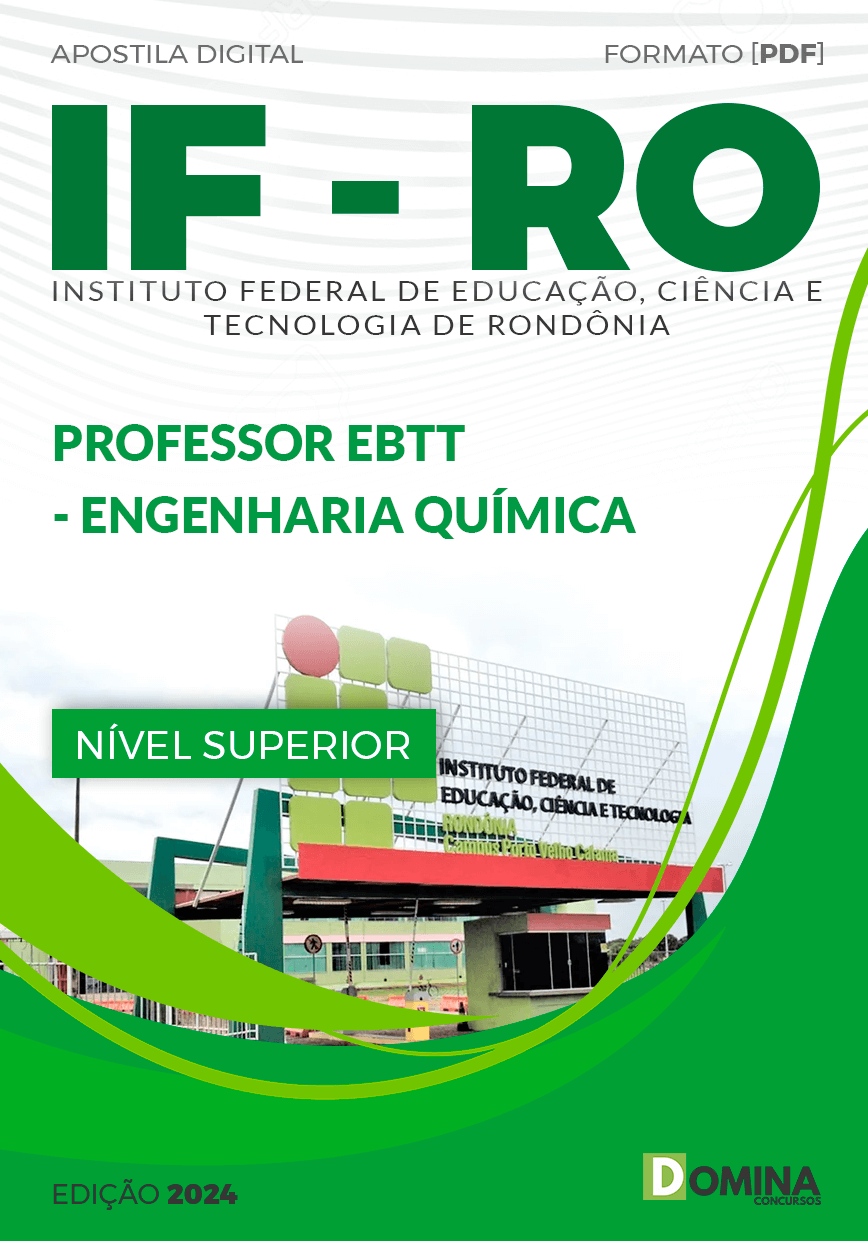 Apostila IFRO 2024 Professor EBTT Engenharia Química