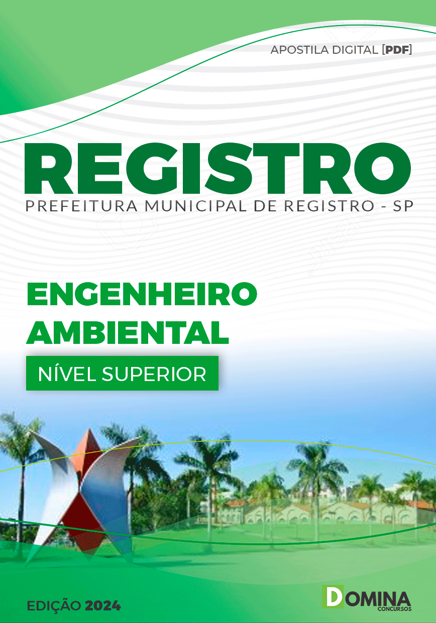 Apostila Prefeitura Registro SP 2024 Engenheiro Ambiental