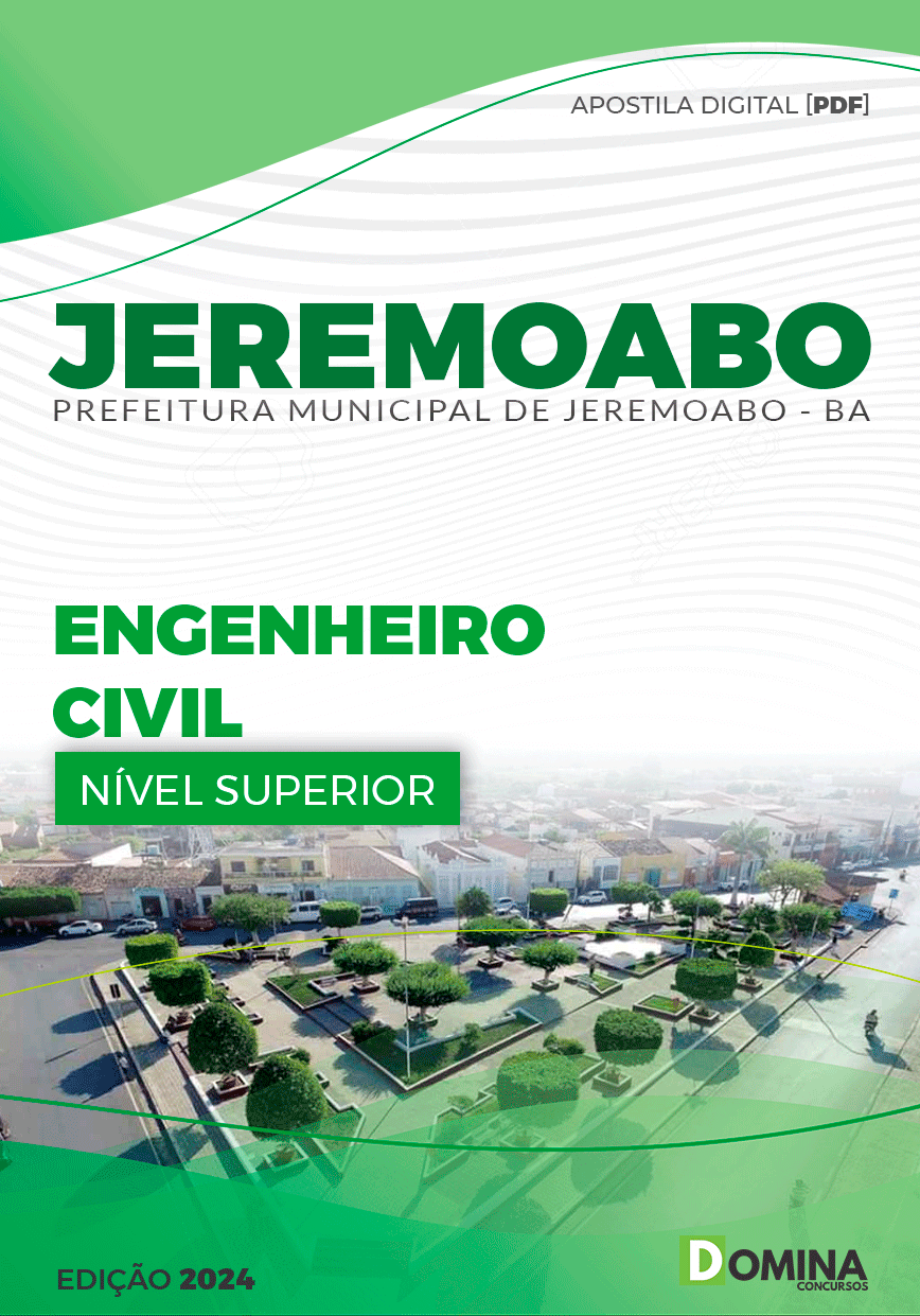 Apostila Pref Jeremoabo BA 2024 Engenheiro Civil