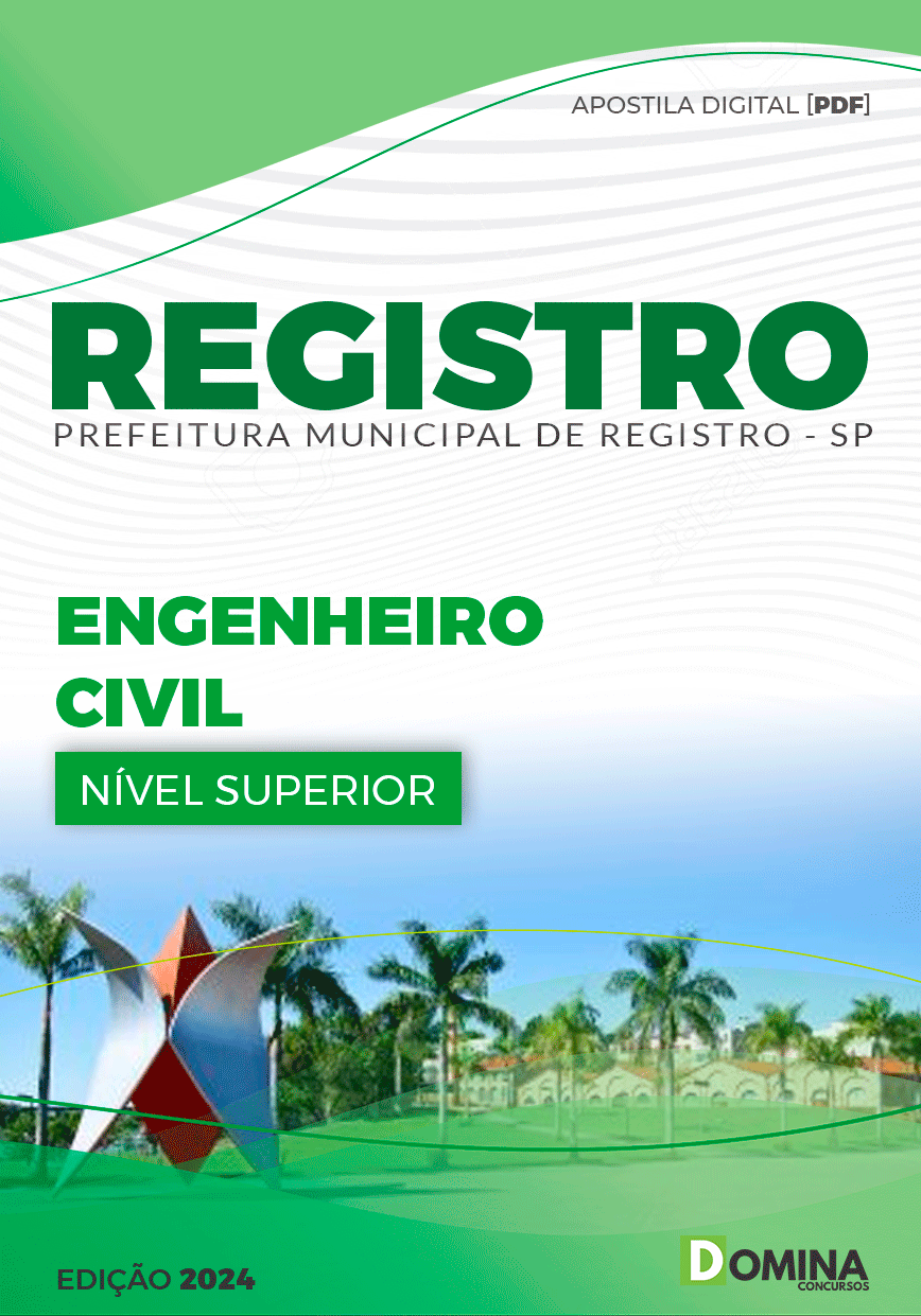 Apostila Prefeitura Registro SP 2024 Engenheiro Civil
