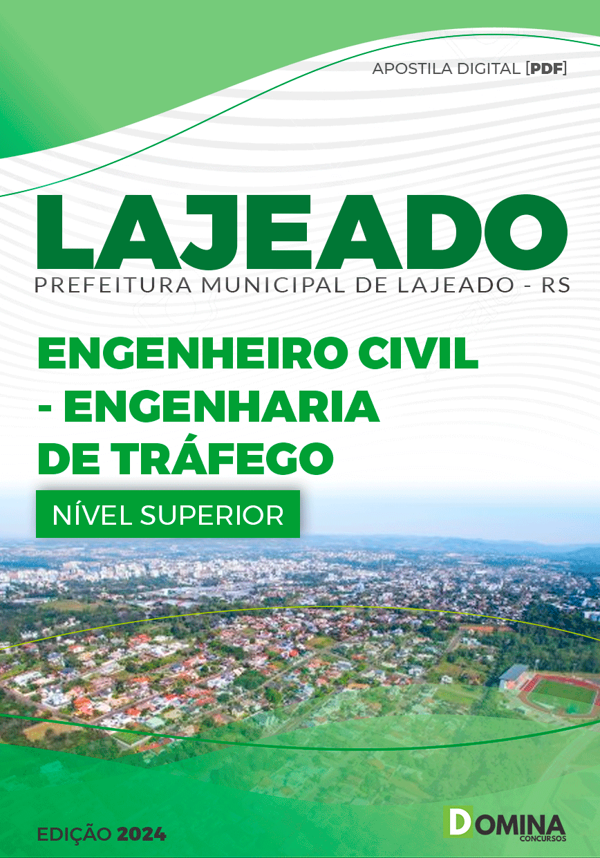 Apostila Pref Lajeado RS 2024 Engenheiro Civil
