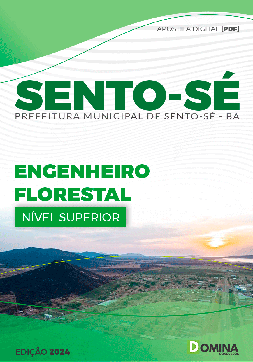 Apostila Pref Sento-Sé BA 2024 Engenheiro Florestal