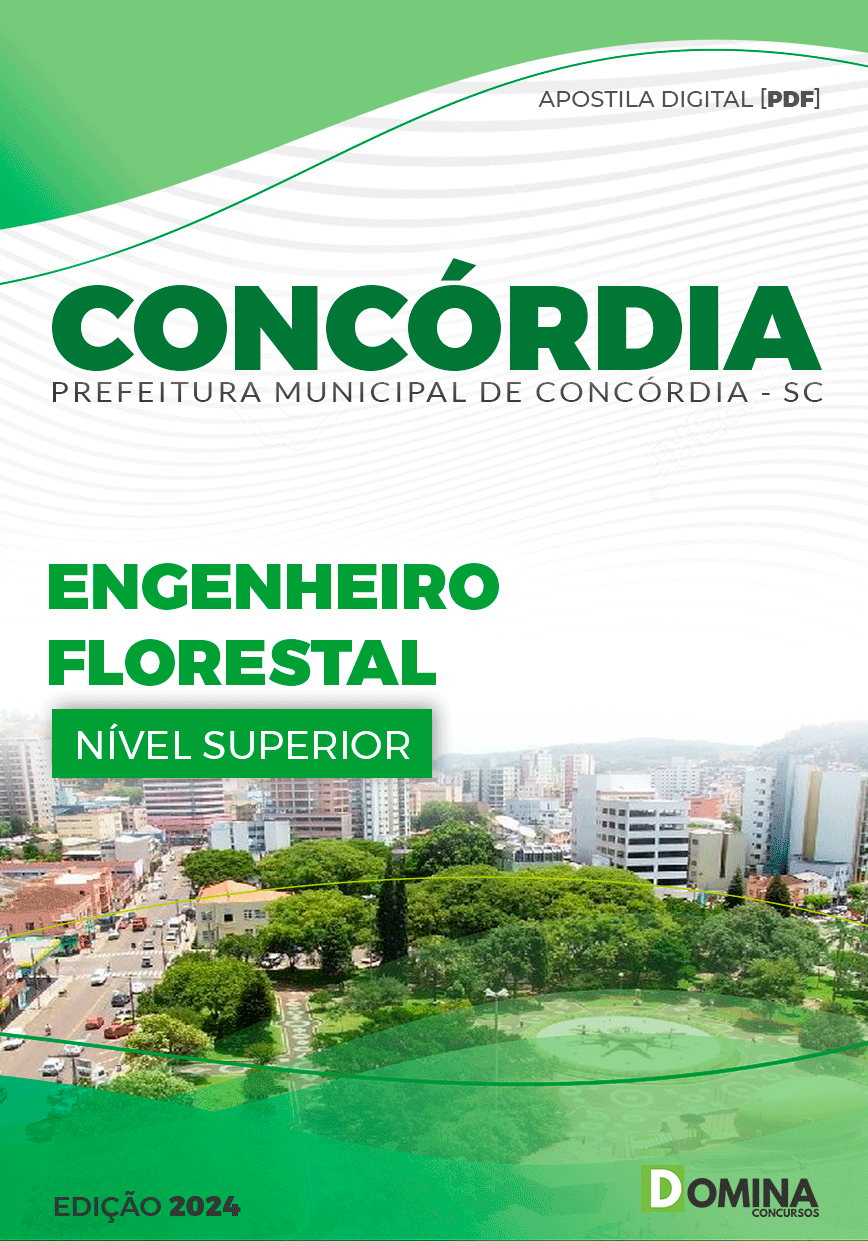 Apostila Prefeitura Concórdia SC 2024 Engenheiro Florestal