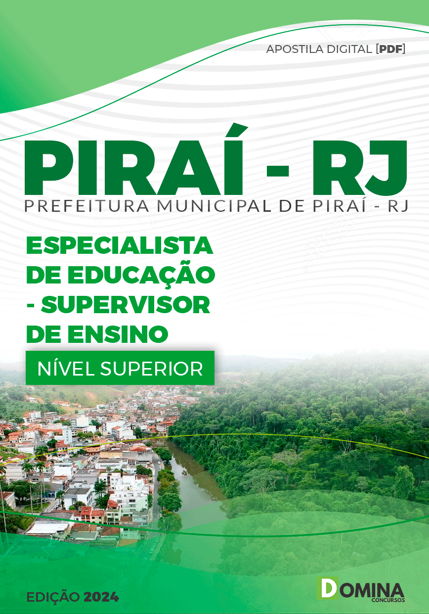 Apostila Pref Piraí RJ 2024 Especialista Educação Supervisor Ensino