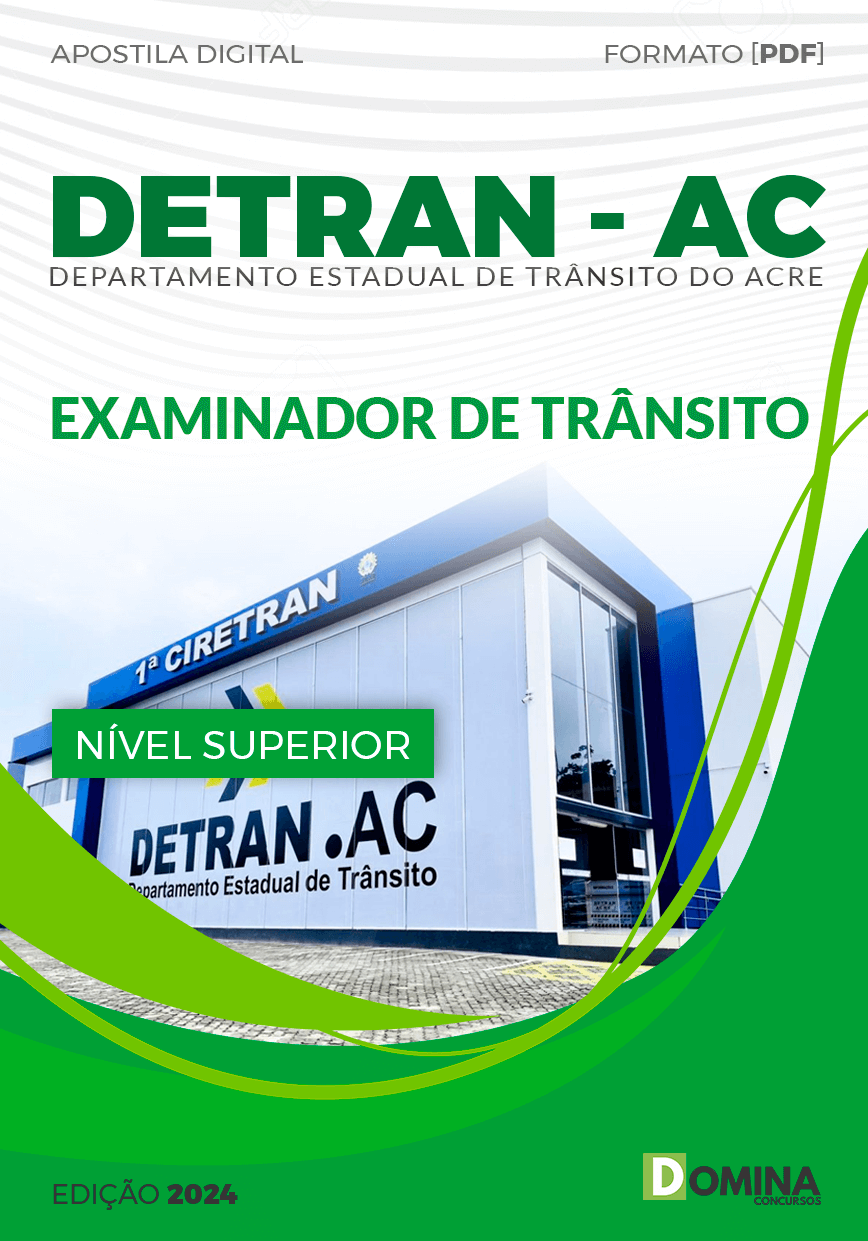 Apostila DETRAN AC 2024 Examinador de Trânsito