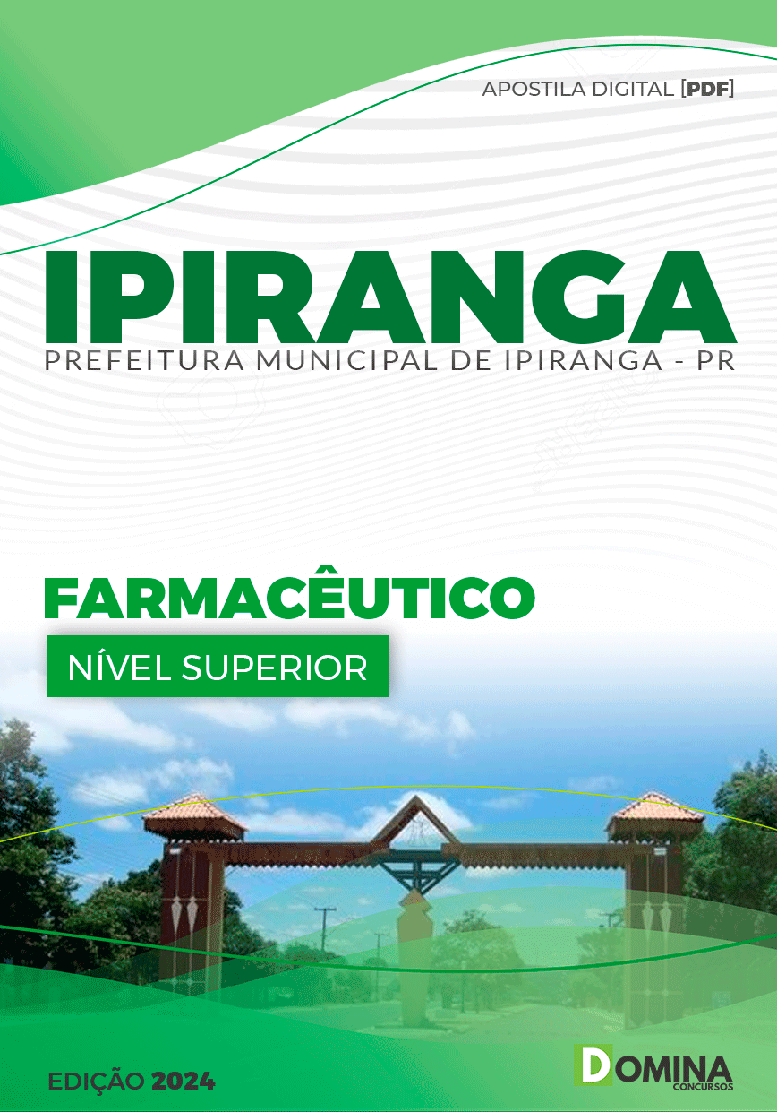 Apostila Pref Ipiranga PR 2024 Farmacêutico