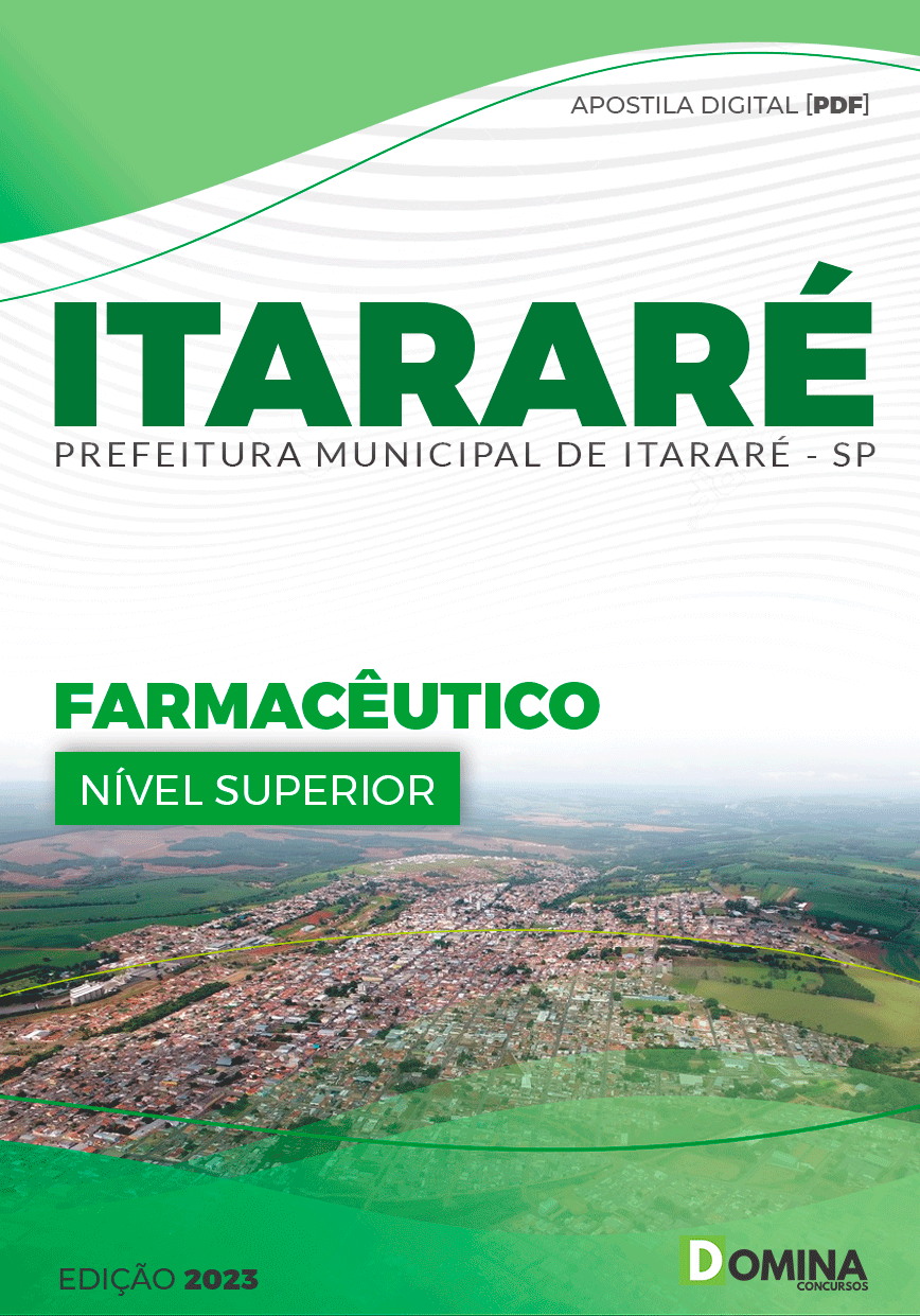 Apostila Pref Itararé SP 2024 Farmacêutico