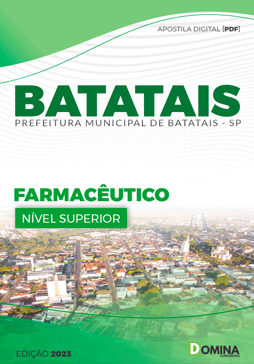 Apostila Pref Batatais SP 2024 Farmacêutico