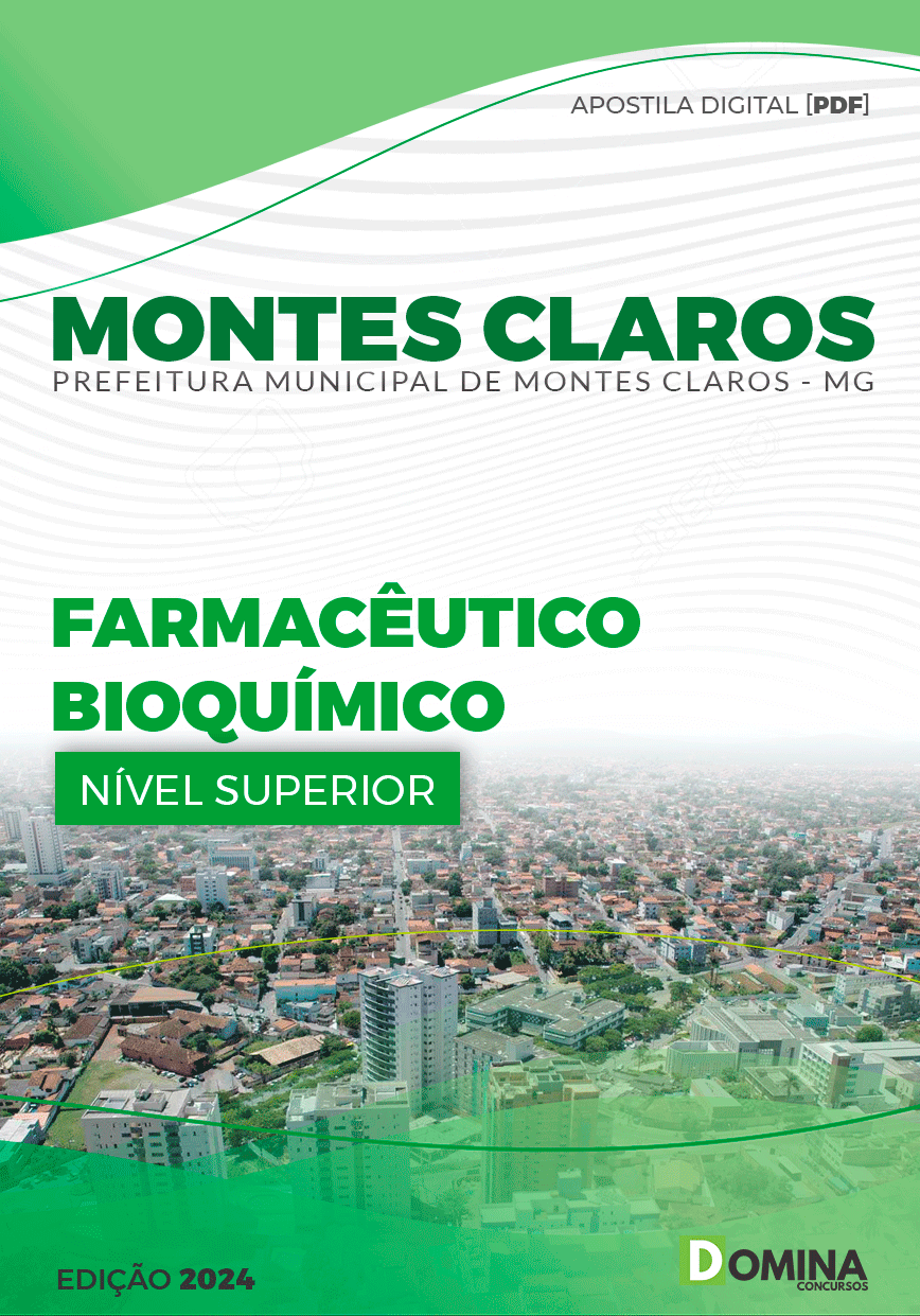 Prefeitura Montes Claros MG 2024 Farmacêutico Bioquímico