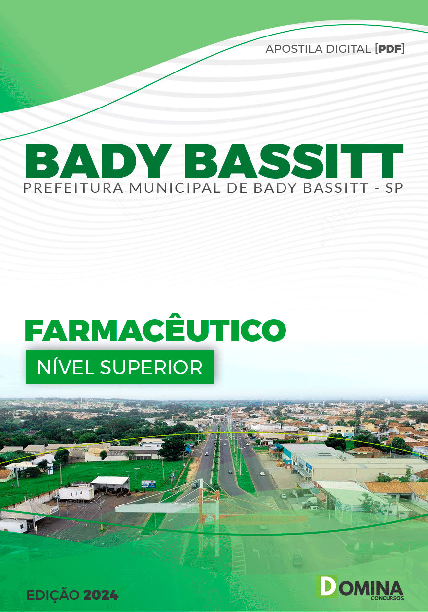 Apostila Pref Bady Bassitt SP 2024 Farmacêutico