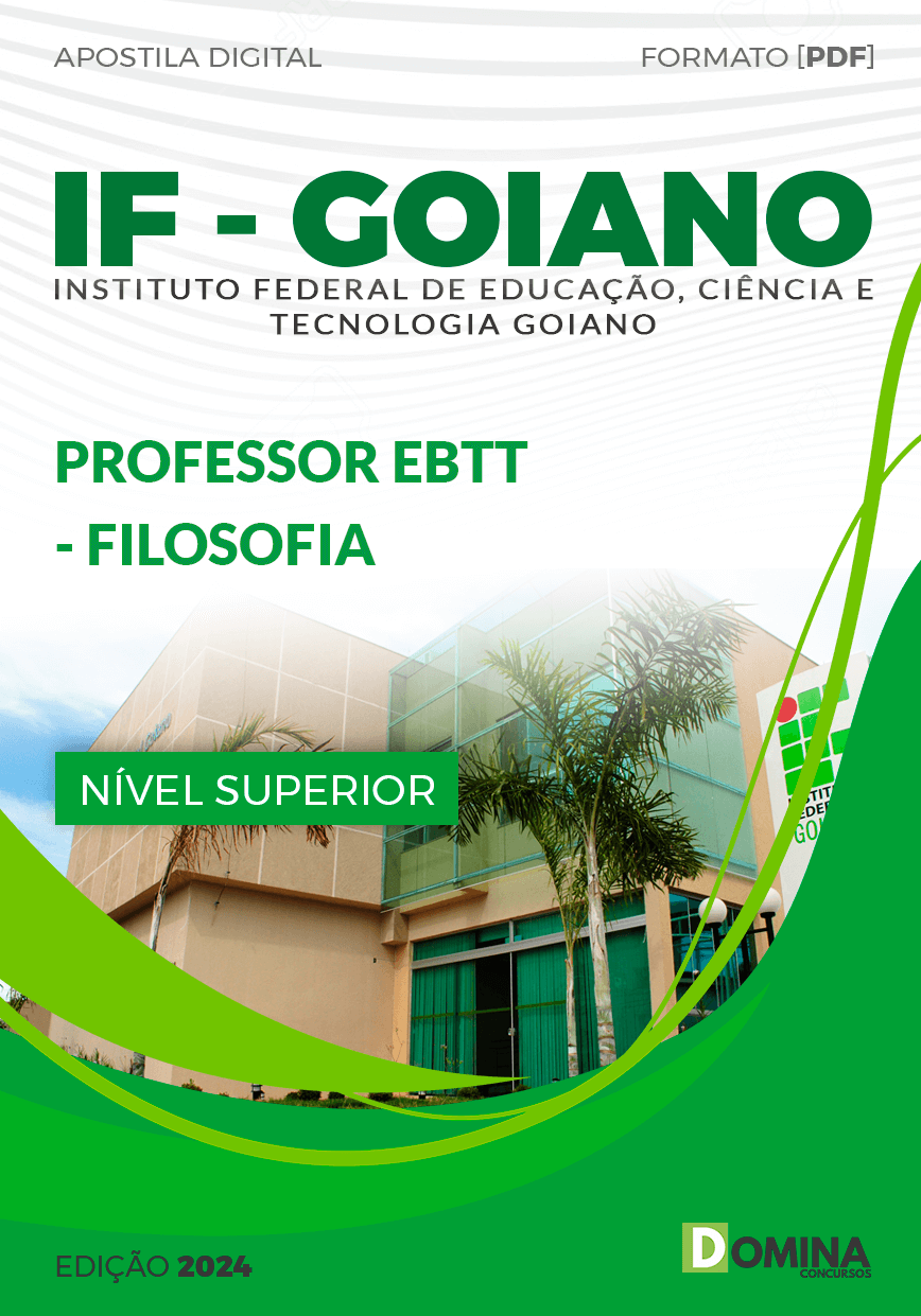 Apostila IF GOIANO 2024 Professor EBTT Filosofia