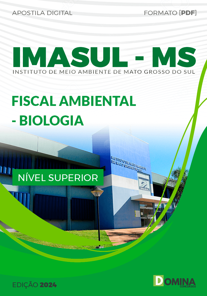 Apostila IMASUL 2024 Fiscal Ambiental Biologia